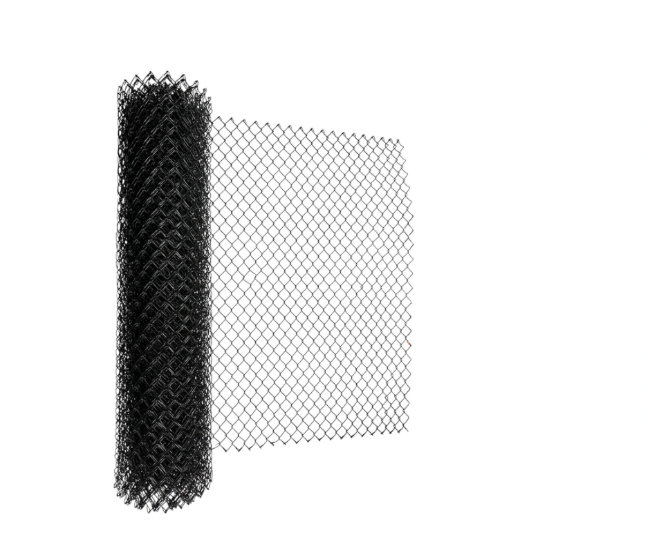 Vynil Chain Set Black Vinyl Chain Link fence 6Ft x 50Ft-9 AWG – Viking Chain Link