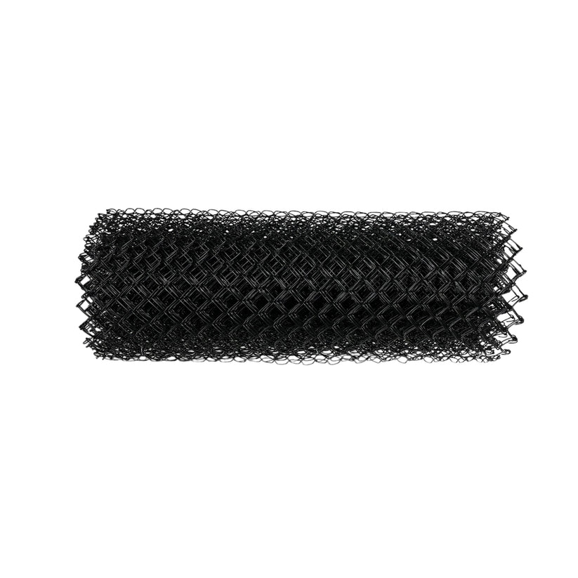 Vynil Chain Set Black Vinyl Chain Link Fence - Complete Kit - 4Ft x 50 Feet - 9 AWG ...